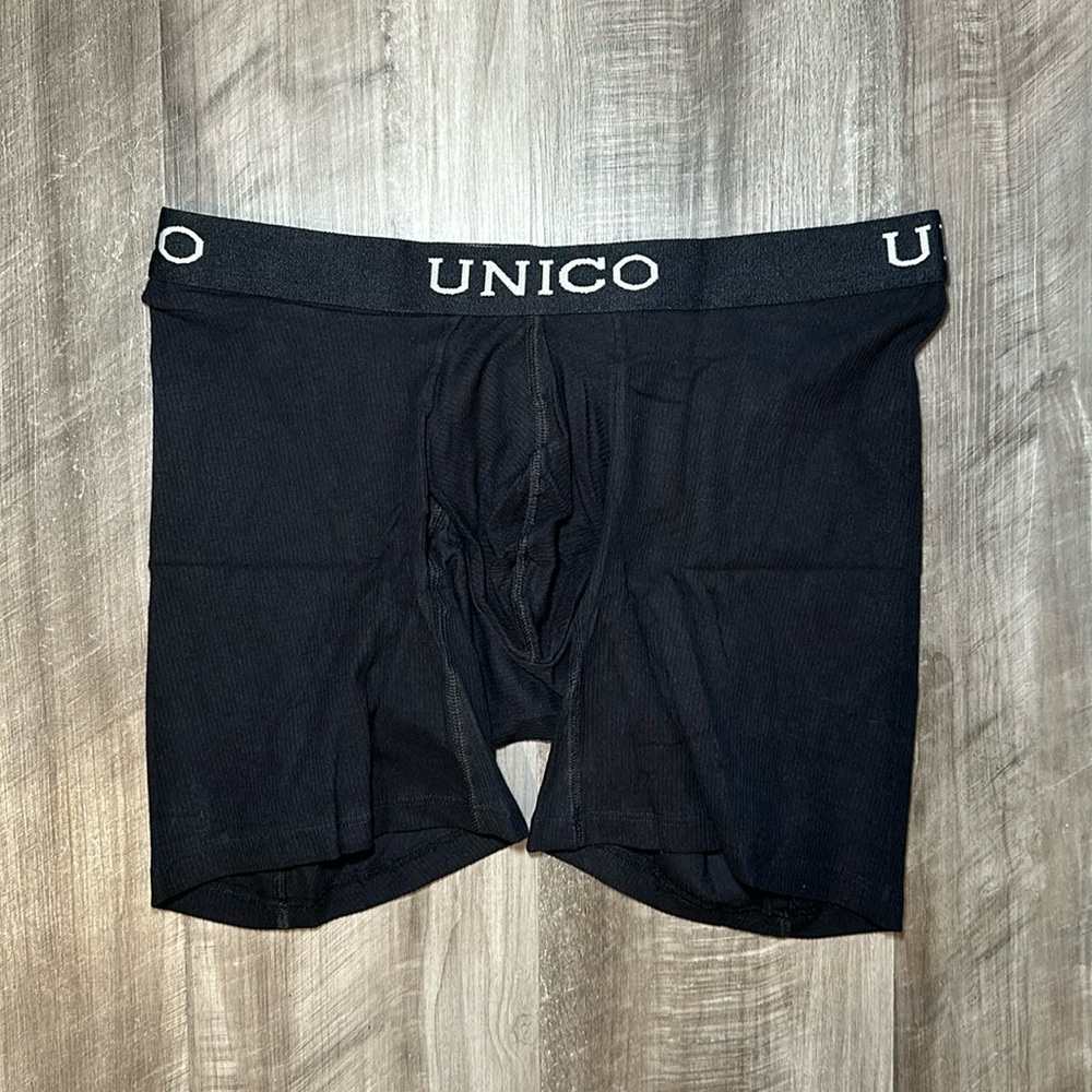 Unico Ribbed Boxer Brief - Large